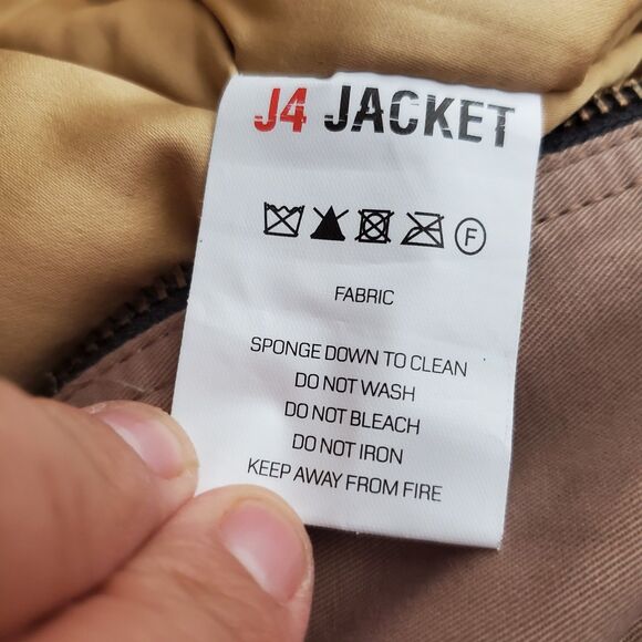 Women's J4 Bomber Jacket Brown Jacket Size Medium - Picture 8 of 12